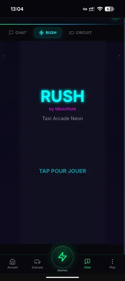 Mini-jeu Rush